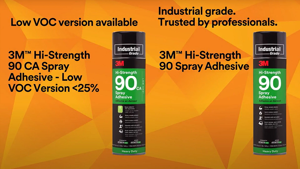 21200300233-709.7 mL (24 oz.) - Hi-Strength 90 Spray Adhesive, 3M  Industrial - Case of 12: : Industrial & Scientific