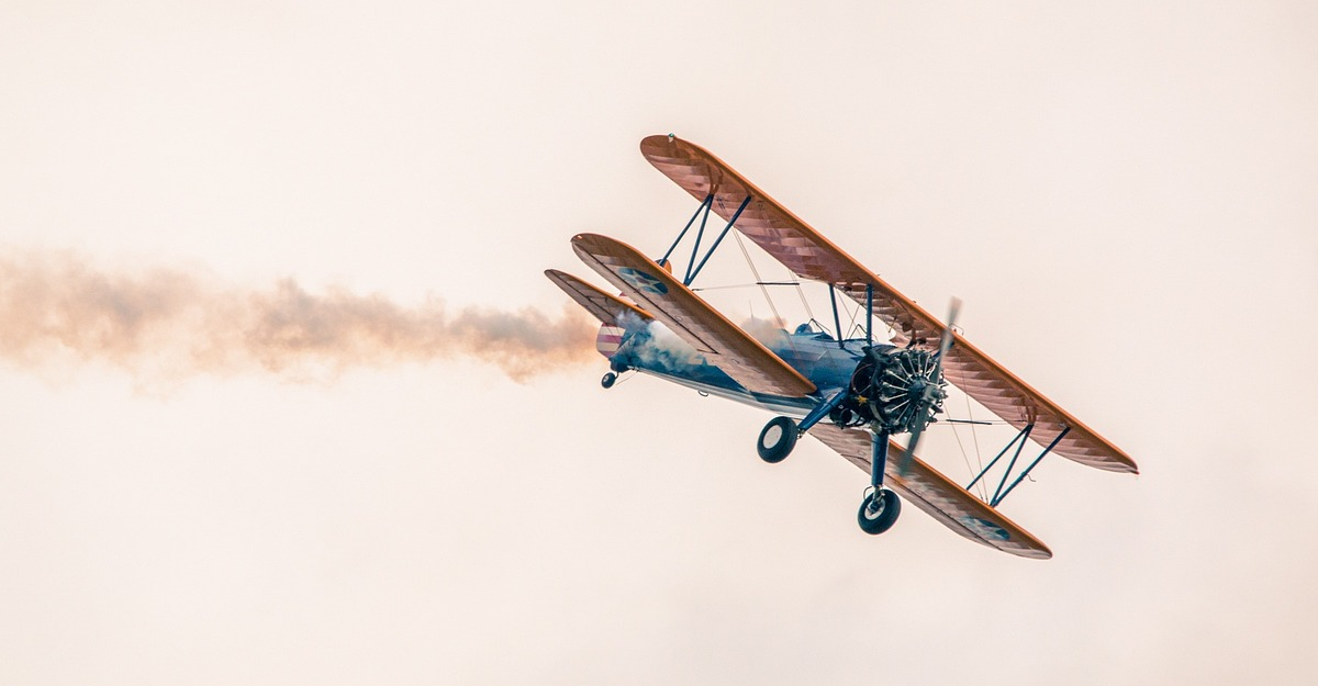 plane in sky