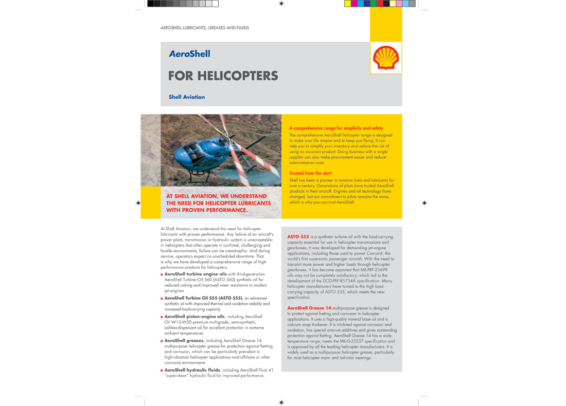 helicopters brochure cover