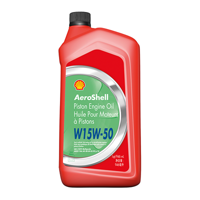 Aeroshell Piston Engine Oil W 15w 50 1usq Bottle Sae J 19 Multigrade Silmid France