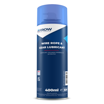 Arrow A067 Wire Rope & Gear Lubricant 400ml Aerosol