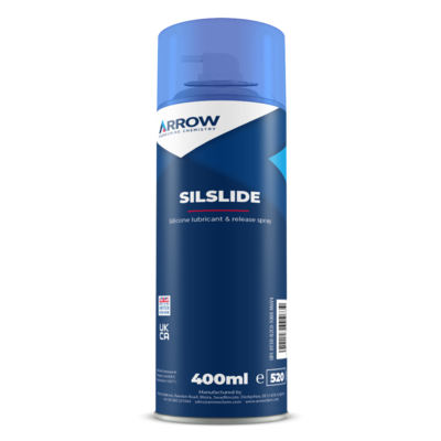 Arrow A087 Silslide Silicone Lubricant 400ml Aerosol