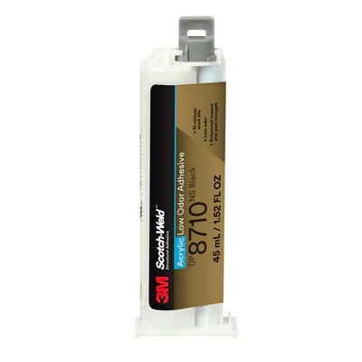 3M Scotch-Weld DP-8710NS Black Low Odour Acrylic Adhesive