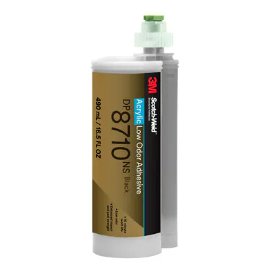 3M Scotch-Weld DP-8710NS Black Low Odour Acrylic Adhesive