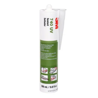 3M 740UV White Adhesive Sealant 290ml Cartridge