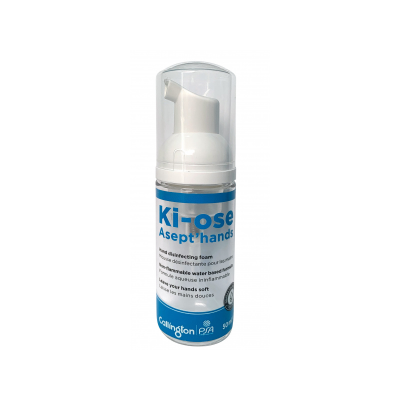 Callington Ki-Ose Asept'Hands Foam Disinfectant 50ml Pump Bottle