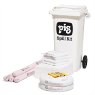 PIG Mobile Container Spill Kit 79.6Lt (For Oil Based Liquids) (Includes Bin)