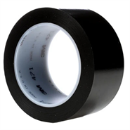 3M 471 Black Lane & Safety Marking Tape 0.14mm x 50mm x 33Mt Roll