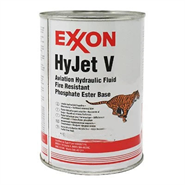 Mobil Hyjet V Fire Resistant Hydraulic Fluid 1USG Can *BMS 3-11P Type V Grade A and Grade C *NSA 307110N