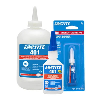 Colle cyanoacrylate multi-usages Loctite 401, loctite 401 
